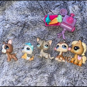 LPS discontinued (5 pets 4 accessories)